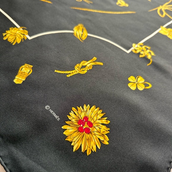 SOLD Authentic Hermes Scarf - Clips - Picture 5 of 8